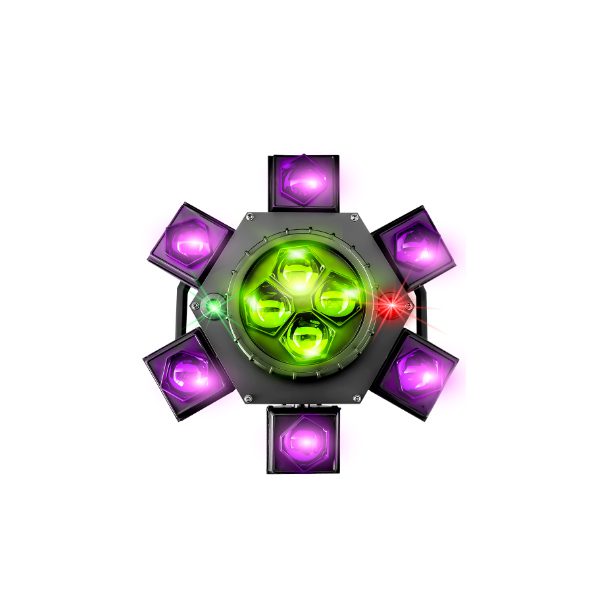 HELICOPTER CABEZA MOVIL 10 LEDS 10W RGBW 4 EN 1